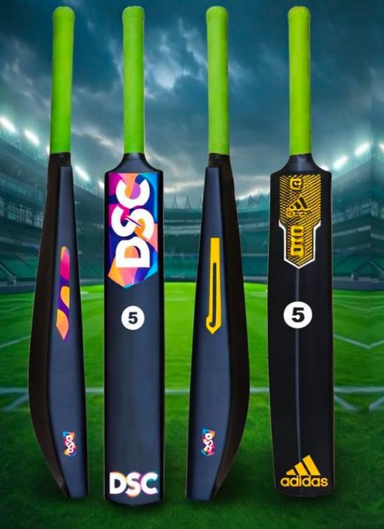 8 No. Plastic Cricket Bat