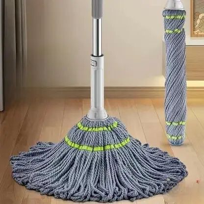 Microfiber Twist Mop with Stainless Steel Handle
